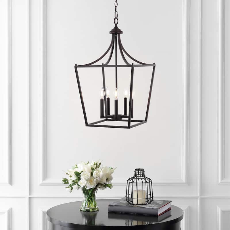 Camden Light Iron Classic Midcentury Pendant Lantern by JONATHAN Y