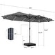 preview thumbnail 63 of 62, 15ft Patio Umbrella Outdoor Market Umbrella with Base and LED Lights