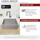 preview thumbnail 7 of 46, STYLISH Undermount 30" Workstation Single-Bowl Composite Granite Kitchen Sink - 30" x 21" x 10"