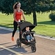 preview thumbnail 12 of 17, Babyjoy Jogging Stroller Foldable Jogger with Adjustable Canopy - See Details