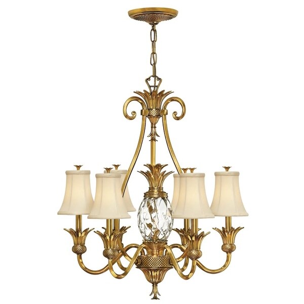 Hinkley Lighting H4886 Plantation 7 Light 1 Tier Chandelier
