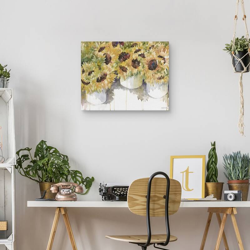 Follow the Sun Light by Annelein Beukenkamp Canvas Art Print