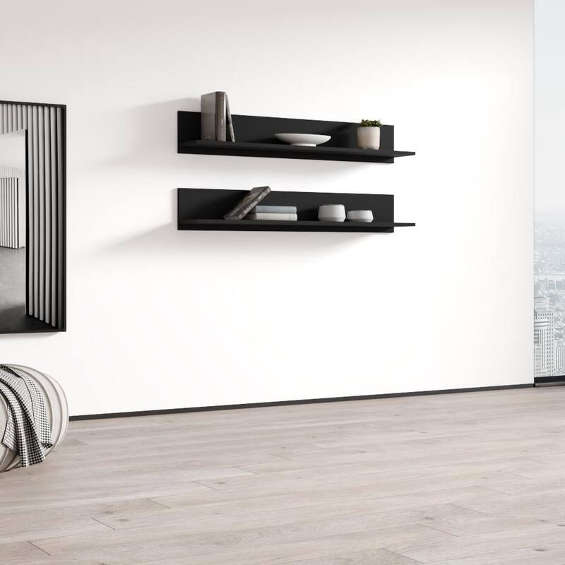 Soho S5 Modular 2-pc. Wall-mounted Floating Shelf Set