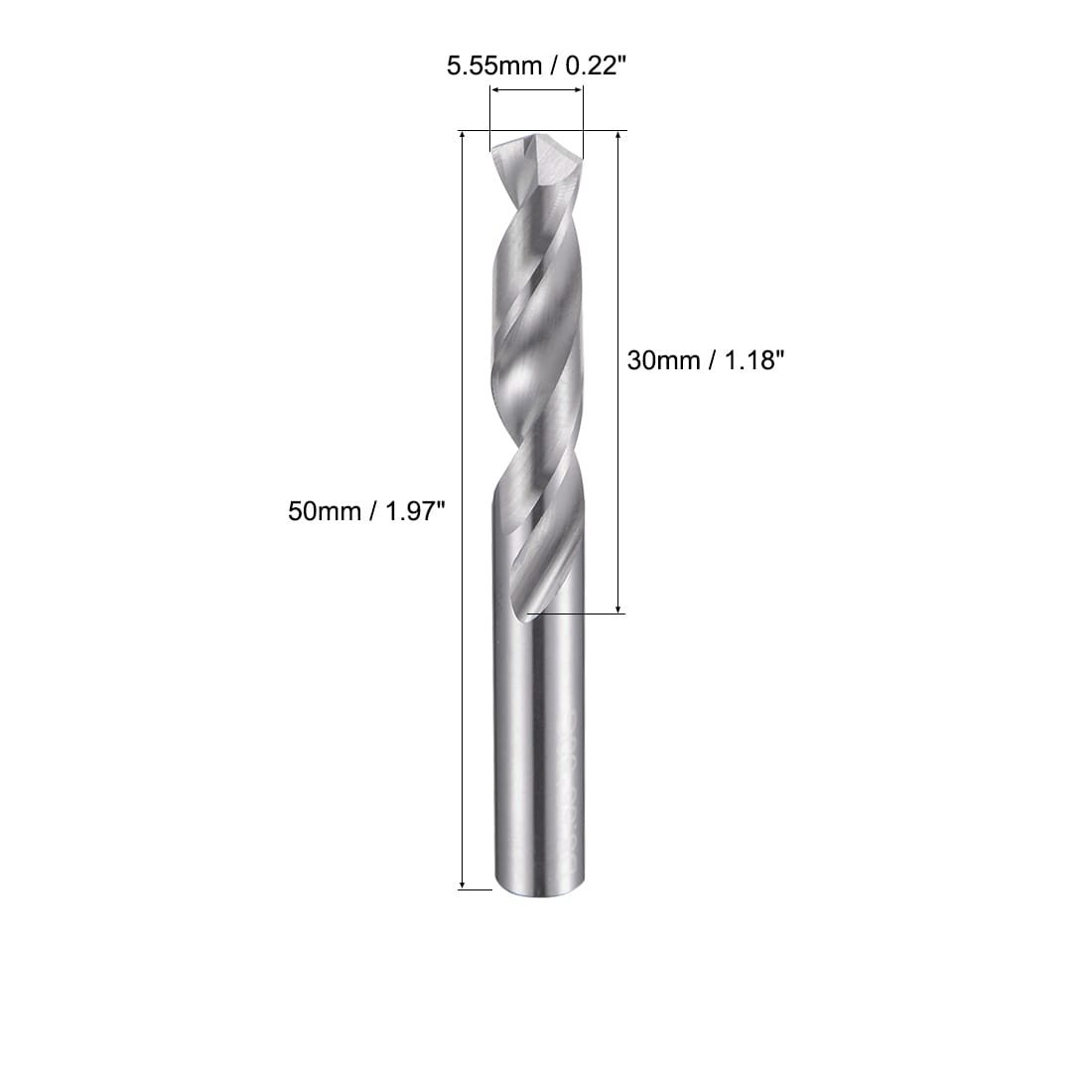 Solid Carbide Drill Bits Straight Shank for Stainless Steel Alloy
