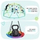preview thumbnail 2 of 5, Hapfan 10ft Climbing Dome Swing Set with Saucer Swing, Durable Jungle Gym for Kids 3-12