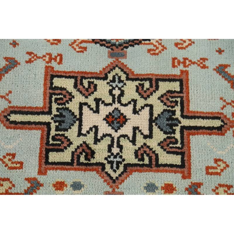 Khotan Indian Accent Rug Hand-Knotted Wool Carpet - 2'11"x 5'1"
