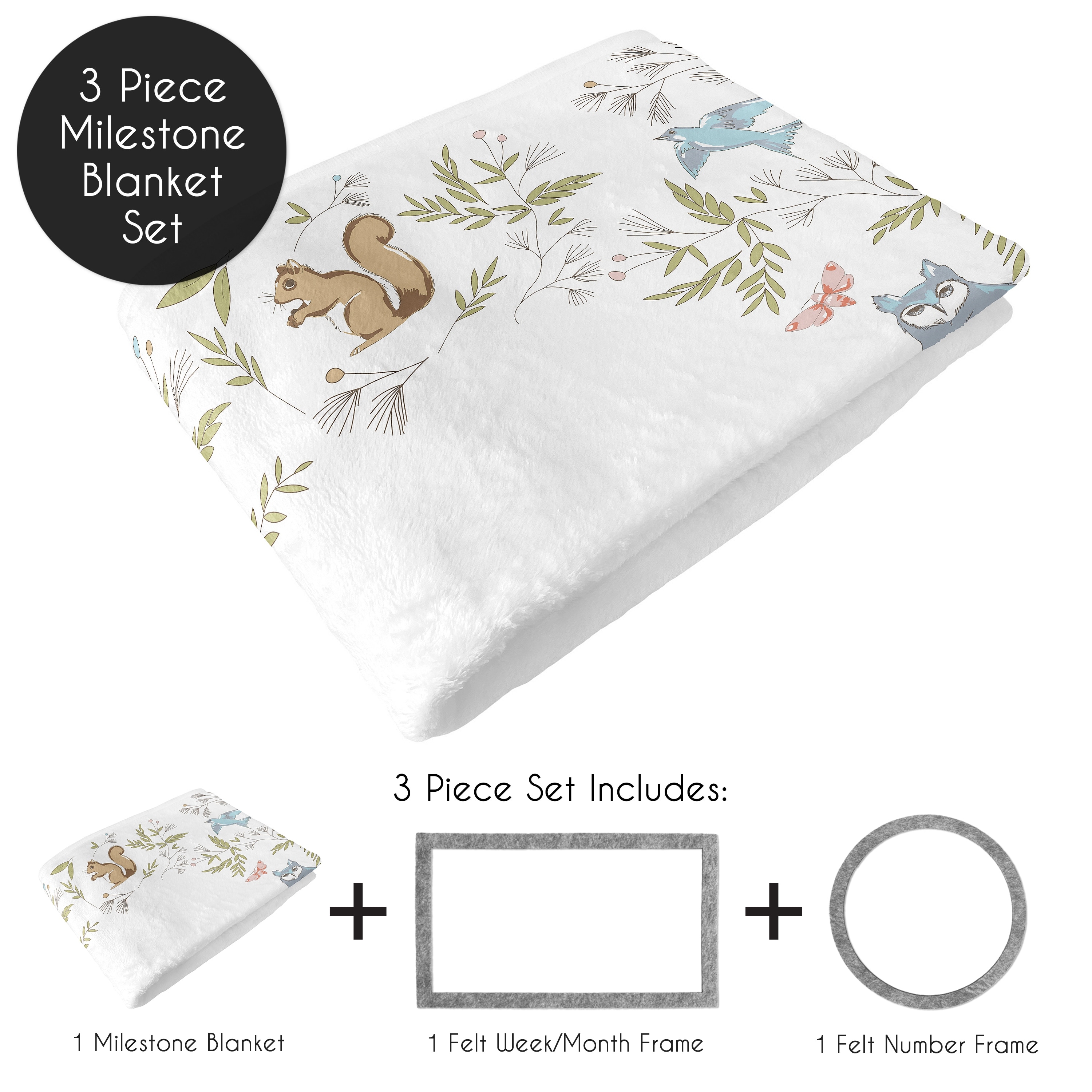 Owl milestone blanket sale