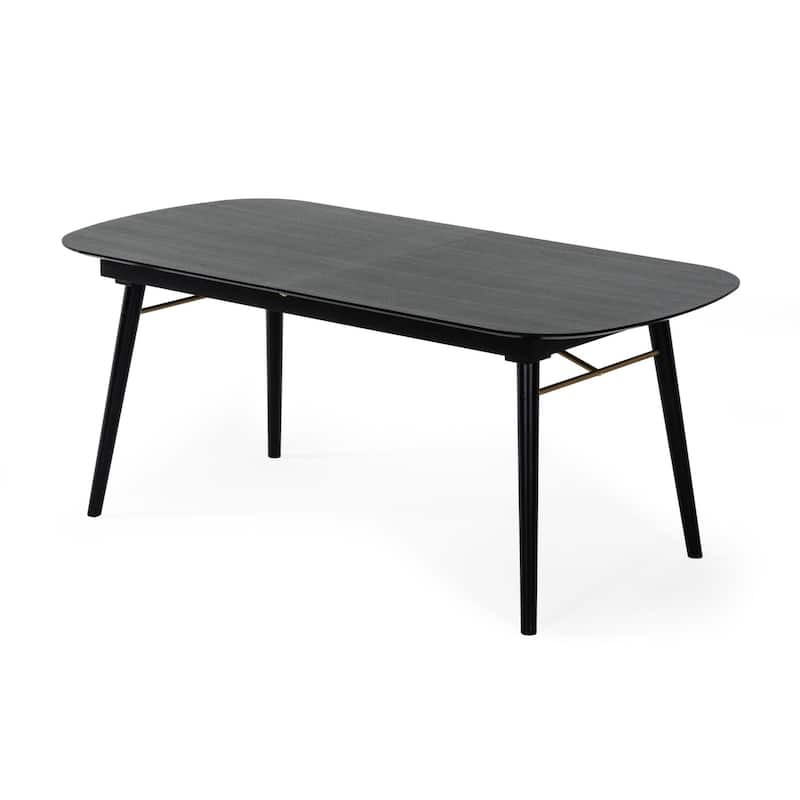 Modrest Addax Modern Black Extendable Dining Table