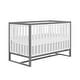 preview thumbnail 1 of 11, Dream On Me Arlo 5-In-1 Convertible crib Steel Grey And White