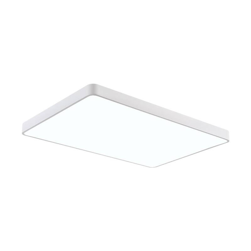 Dimmable LED Wide Rectangular Flush Mount Light 33.9 in