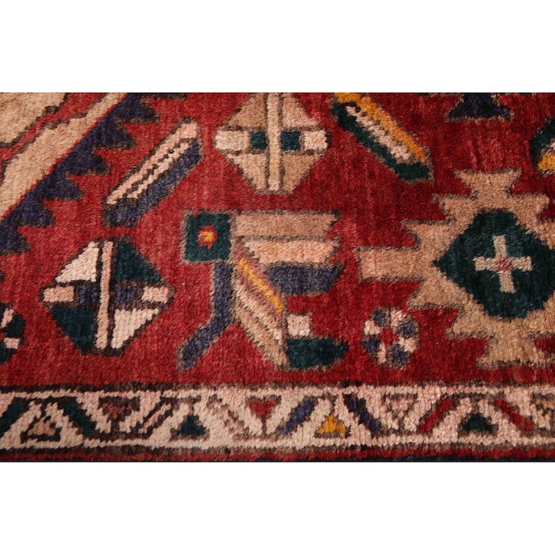 ECARPETGALLERY Hand-knotted Konya Anatolian Red Wool Rug - 3'7 x 11'0