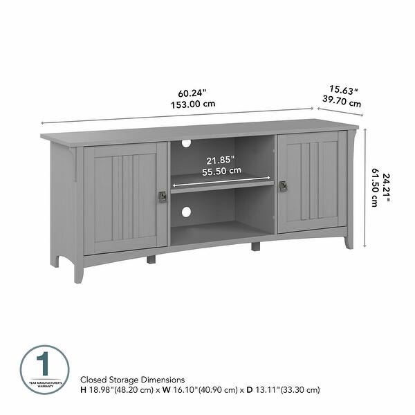 Salinas TV Stand for 70 Inch TV by Bush Furniture Bed Bath & Beyond