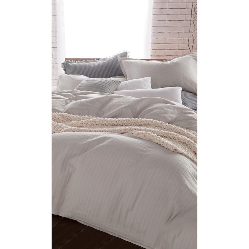 DKNY PURE Comfy Duvet Cover - Platinum - Queen
