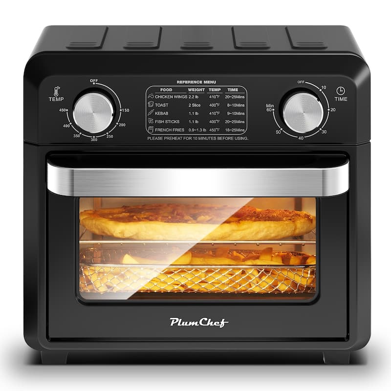 Anmytek Compact 11QT Air Fryer Toaster Oven - 2 Slice Toast, 1000W Multi-Function Countertop Oven