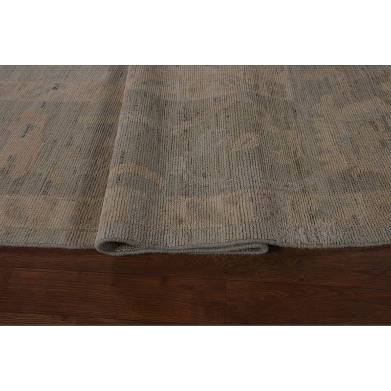 Oriental Oushak Turkish Large Area Rug Hand-Knotted Wool Carpet - 10'2"x 13'11"