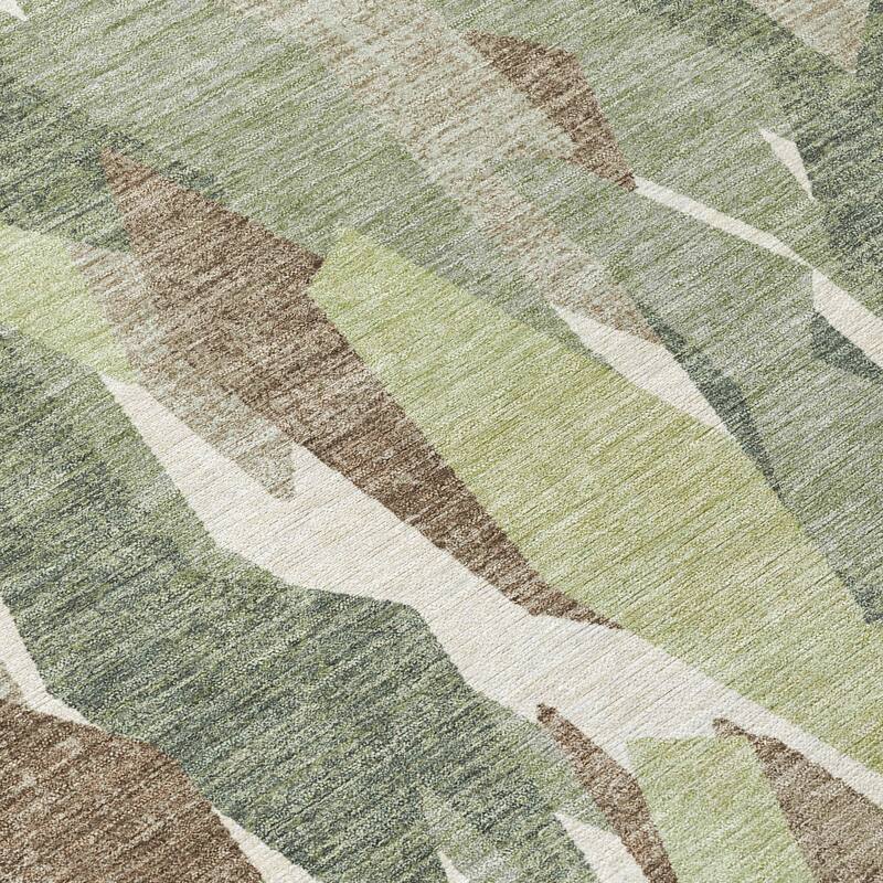 Machine Washable Indoor/ Outdoor Contemporary Dylan Chantille Rug