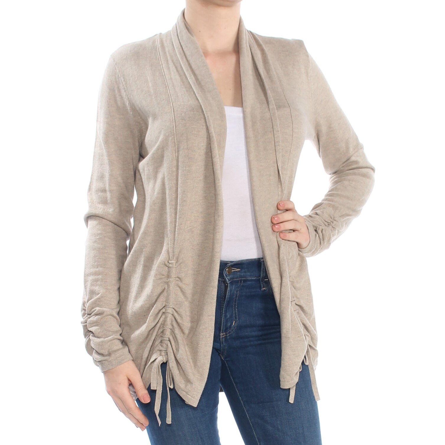 drawstring cardigan