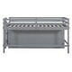 preview thumbnail 7 of 12, Twin Size Loft Bed with 4 Drawers, Underneath Cabinet, and Shelves for Space-Saving, Grey