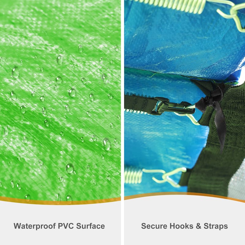 Aoodor Trampoline Safety Pad Replacement, 8FT 10FT 12FT 14FT 15FT Trampoline Spring Cover