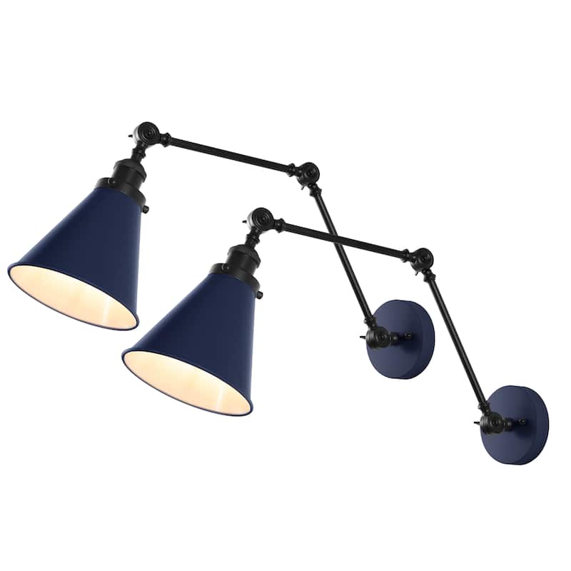 Rover 7" Adjustable Arm Metal LED Wall Sconce by JONATHAN Y