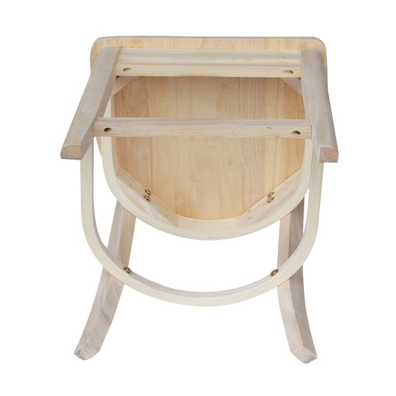 International Concepts Solid Wood Emily Dining Stool