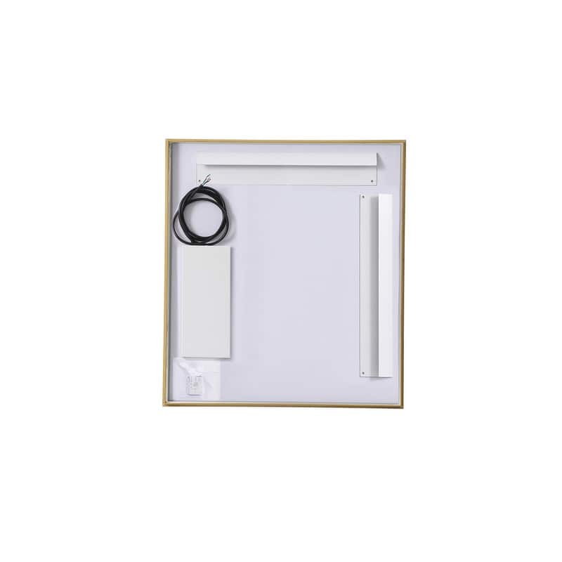 Indigo Home 27x30 inch LED mirror with adjustable color temperature
