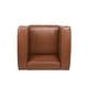 preview thumbnail 23 of 38, Goyette Faux Leather 3 Piece Club Chair and Sofa Set by Christopher Knight Home