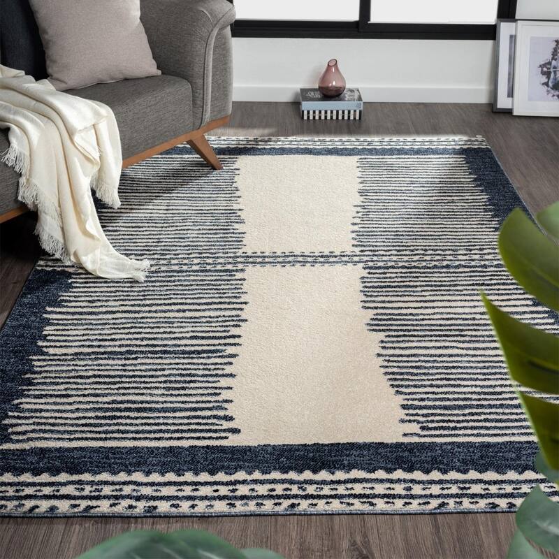 Luxe Weavers Moroccan Lines Geometric Area Rug, Stain-Resistant Carpet