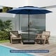 preview thumbnail 64 of 68, Costway 10 ft 3-tier Vented Patio Umbrella Large Market Table Umbrella