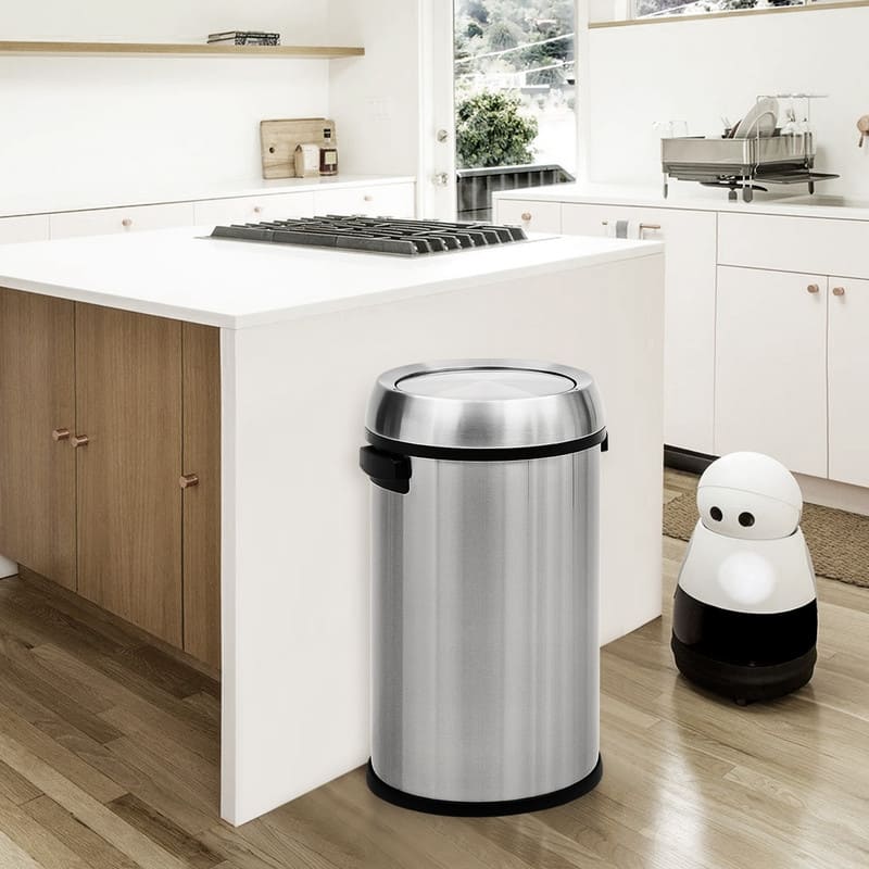 17 Gallon Swing Open Trash Can