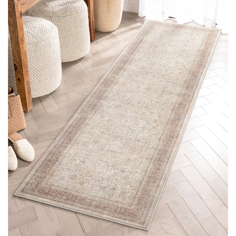 Well Woven Asha Isolde Vintage Oriental Flat-Weave Area Rug