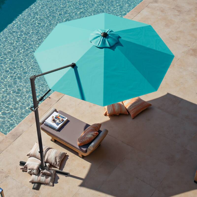 Patiowell 10FT Patio Umbrella with Push Button Tilt and Crank, Outdoor Umbrella, Multiple Colors