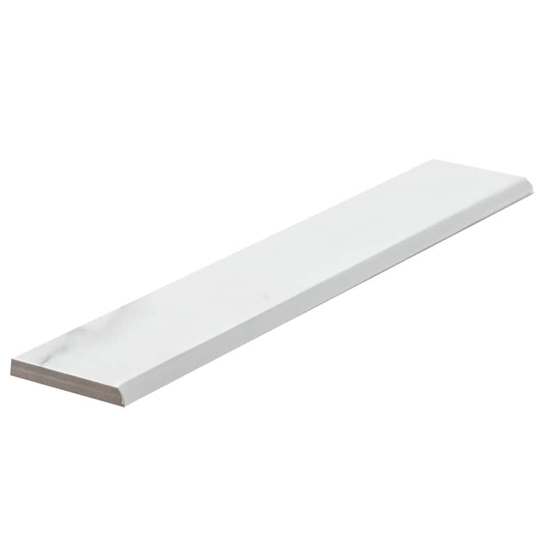 The Tile Life Tmolus 2x13 Grey Ceramic Bullnose Wall Tile - 2 x 13 - 1 Piece