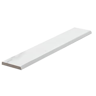 The Tile Life Tmolus 2x13 Grey Ceramic Bullnose Wall Tile - 2 x 13 - 1 Piece