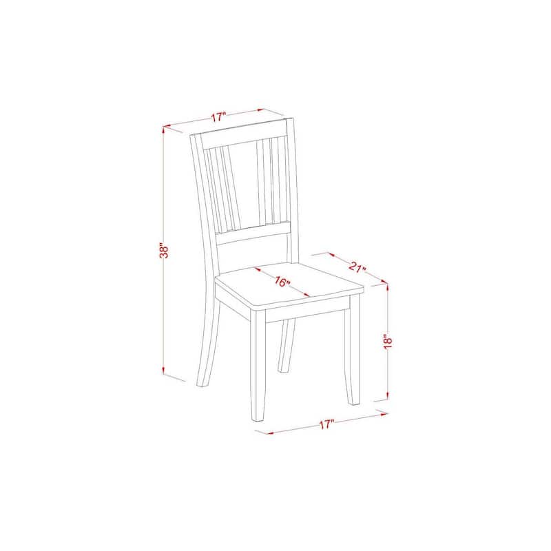 Round Dining Table Set - 36 Inch Table with 2 Chairs - Kitchen Dinette Set