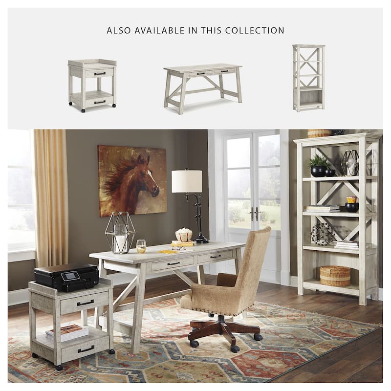 Carynhurst Casual Printer Stand Whitewash