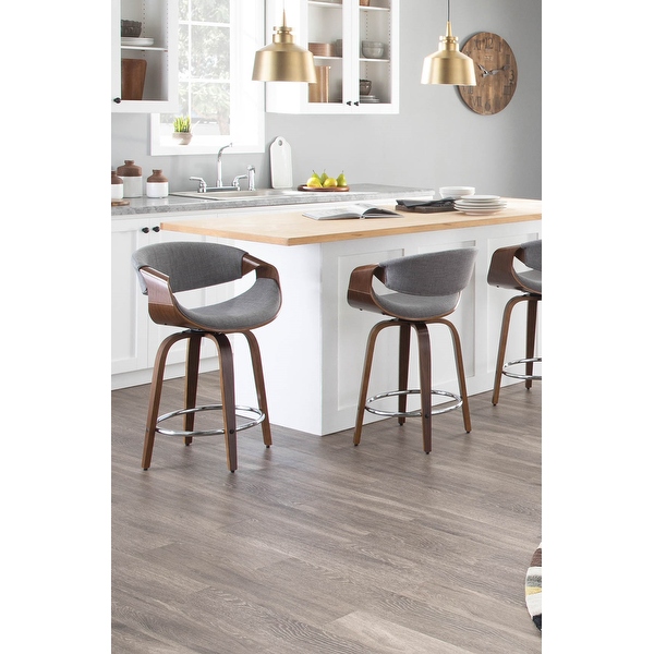 Mid century modern bar stools set of best sale 2