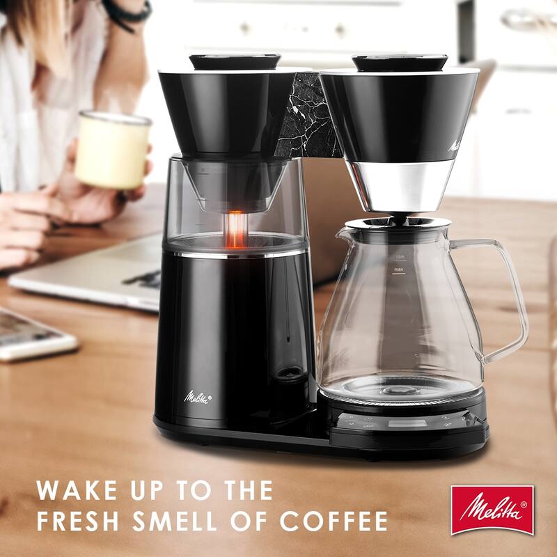 Vision 12-Cup Luxe Drip Coffee Maker with Revolving Dashboard