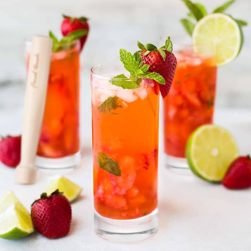 Final Touch Mojito Glass and Muddler Set