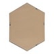 preview thumbnail 88 of 90, Kate and Laurel Rhodes Framed Mid-century Hexagonal Wall Mirror
