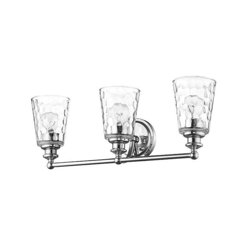 Modern Transitional Hardwired Wall Light with Reversible Mount and Clear Glass Shade LED Compatible