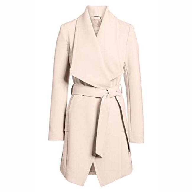 womens wrap coat with belt