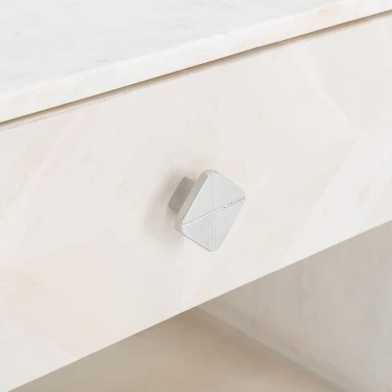 SAFAVIEH Alivia Parquet 1-Drawer 1-Shelf Nightstand