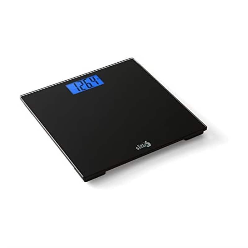 EatSmart Precision Digital Bathroom Scale Black 400 Pound Capacity