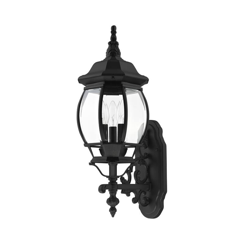 Livex Lighting Frontenac 3 Light 22" Tall Outdoor Wall Sconce