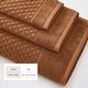 preview thumbnail 12 of 193, Linery & Co. Cotton Diamond Waffle Texture Bath Towels.