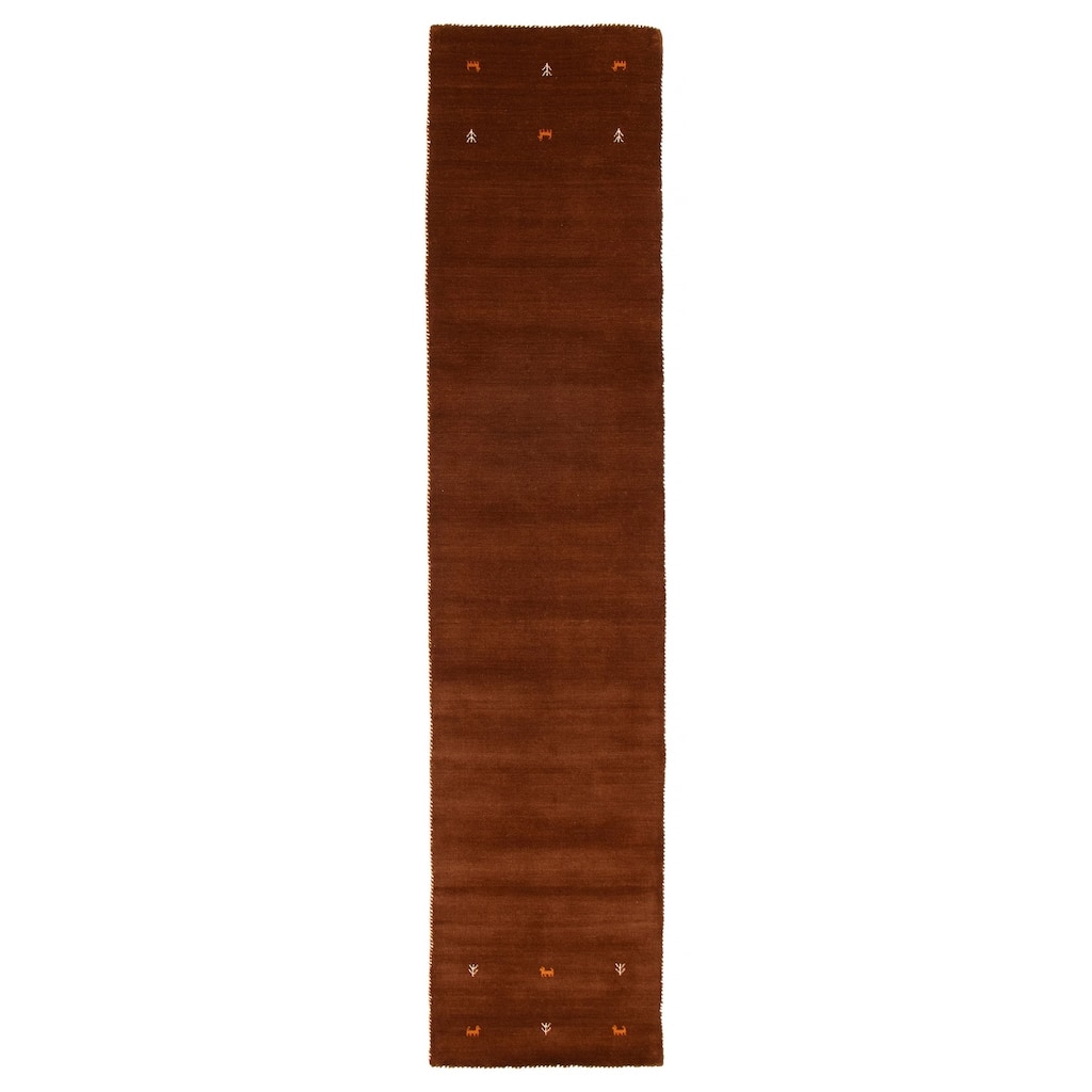 Kashkuli Gabbeh Brown Rug 2'8" x 12'9" - 2'8 x 12'9