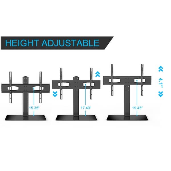 Shop Fitueyes Universal Tv Stand Base Tabletop Tv Stand With Mount For Up To 60 Inch Vizio Sumsung Sony Tvs Max Vesa 400x600 Overstock 20975096