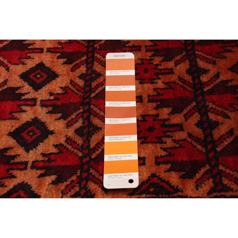 ECARPETGALLERY Hand-knotted Royal Baluch Burnt Orange Wool Rug - 3'0 x 5'9