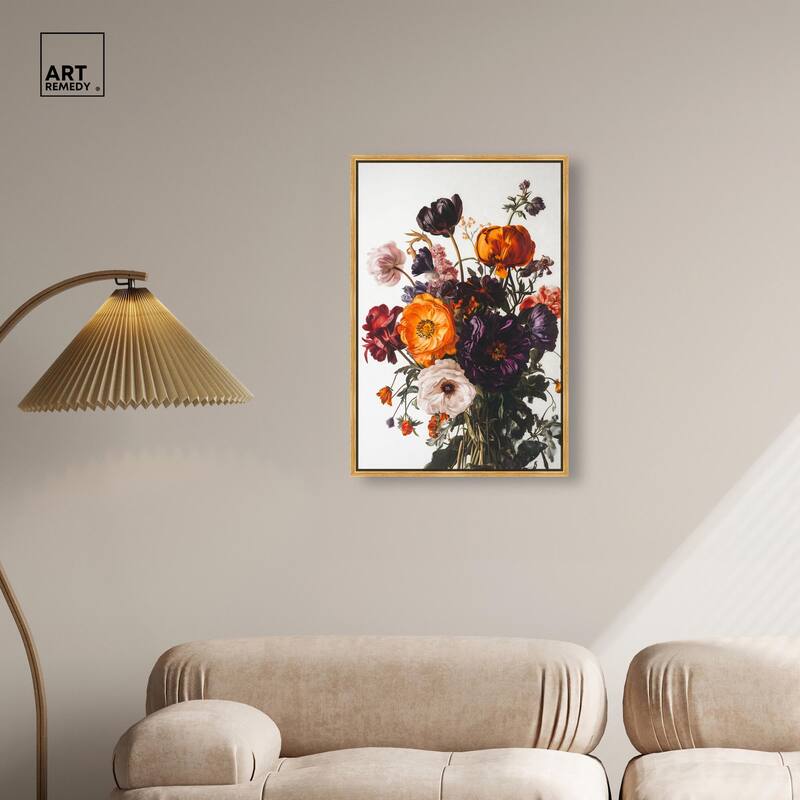 Regal Rose Riot I Canvas by Art Remedy